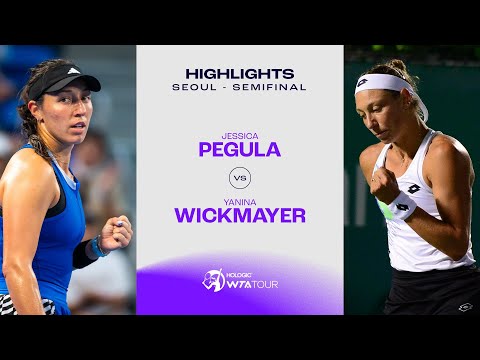 Jessica Pegula vs. Yanina Wickmayer | 2023 Seoul Semifinal | WTA Match Highlights