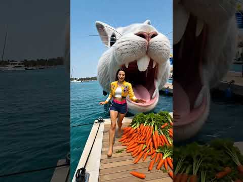 Cute KPop Rumi Rabbit yacht #katebrush #viral #kpop