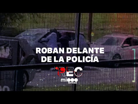 ROBAN DELANTE DE LA POLICÍA - ASALTO A NIETO Y ABUELO - #REC