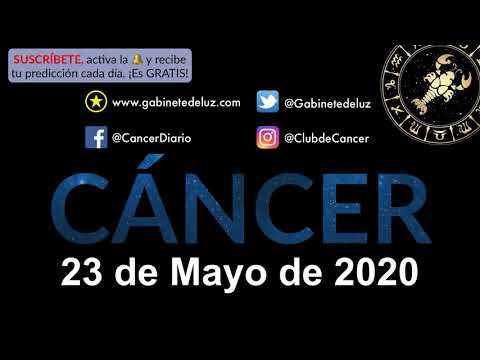 Horóscopo Diario - Cáncer - 23 de Mayo de 2020