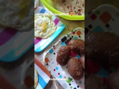 পরিবারের সবাইকে নিয়ে নাস্তা খাওয়া 🥰#minusultanavlog #food #reels #breakfast #yummy #vairal #shorts