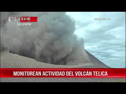 Autoridades dan seguimiento a la actividad presentada por el volcán Telica – Nicaragua