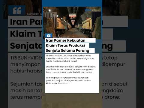 Iran Masih Simpan Kekuatan Meski Digempur AS-Israel, Produksi Senjata Canggih Teheran Tak Berhenti