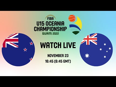 LIVE - New Zealand v Australia | FIBA U15 Oceania Championship 2022