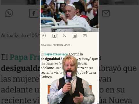 PAPA FRANCISCO: ES UNA VERGÜENZA LA MANERA QUE TENES DE INSTALAR EL ODIO Y LA CHICANA A MILEI!