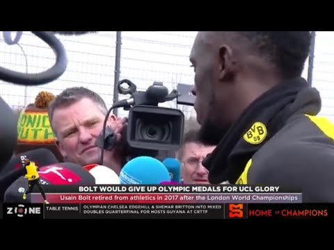 Bolt would give up Olympic titles for UCL glory, Bolt: “I love football that much”, Zone react