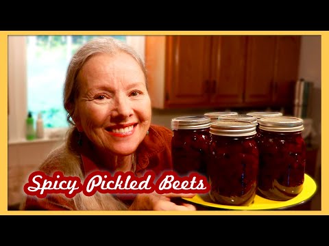 How to Prepare and Process SPICY PICKLED BEETS, Easy!