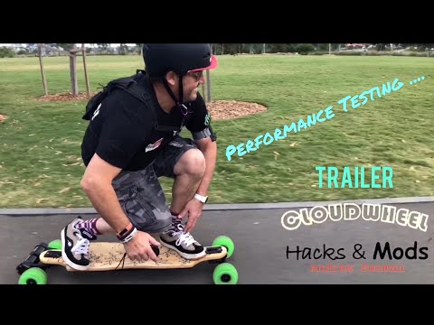 120mm Cloudwheels ft. Verreal RS - Performance Testing Modification - Andrew Penman EBoard Reviews