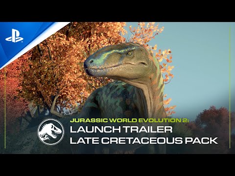 Jurassic World Evolution 2: Late Cretaceous Pack - Launch Trailer | PS5 & PS4 Games