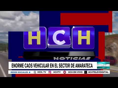 Enorme caos vehicular se reporta en el Valle de Amarateca