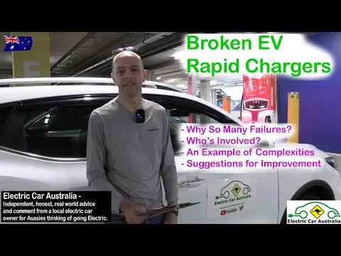 Broken EV Chargers | Why are so many Aussie DC Rapid Chargers out of action? Electric Car Australia