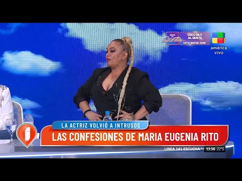 María Eugenia Ritó: Una vez la empleada me encontró tirada en el piso