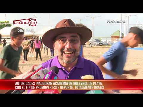 Paseo Xolotlán cuenta con nueva academia de Voleibol de Playa - Nicaragua