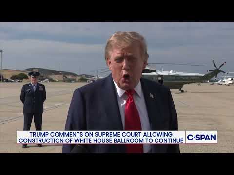 Trump says no taxpayers will <strong>pay</strong> for the ballroom