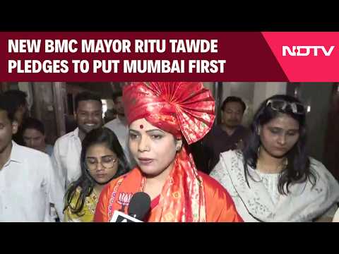 Ritu Tawde, New BMC Mayor Vows Focus On Mumbai’s Growth: "Huge Responsibility"