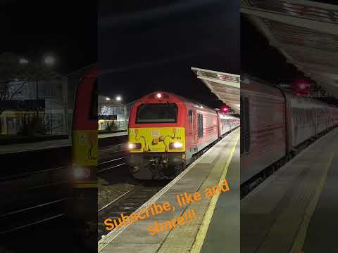Class 67 3 tone departing Chester