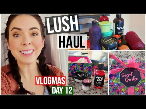 LUSH WINTER HAUL! VLOGMAS DAY 12