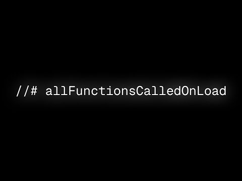 This comment makes your JS faster (and you shouldn't use it)