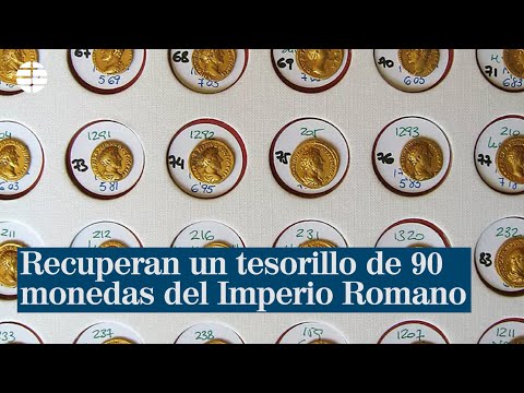 La Policía Nacional recupera un tesorillo de 90 monedas del Imperio Romano