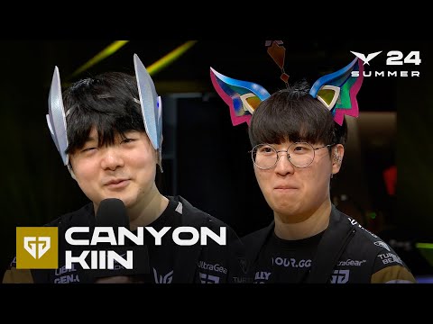 Canyon, Kiin 인터뷰 | KDF vs. GEN | 07.11 | 2024 LCK 서머 스플릿