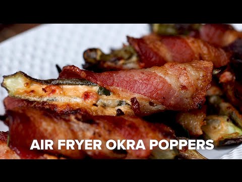 Air Fryer Okra Poppers