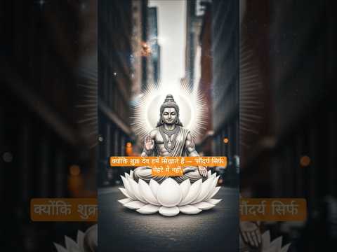 शुक्रवार का संदेश — सुंदर बनो दिल और कर्म से ✨ #bhaktishorts #shortsfeed