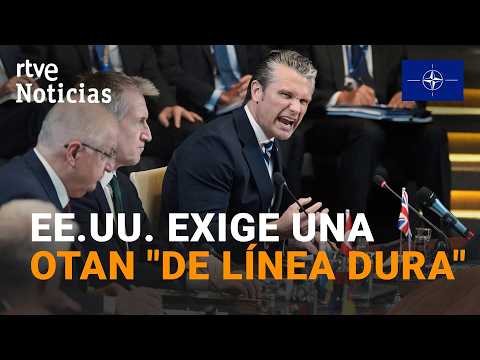 EE.UU. EXIGE a los PAÍSES EUROPEOS de la OTAN que GASTEN MÁS en ARMAMENTO | RTVE Noticias