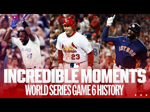 Game 6 of the World Series has featured some HISTORIC moments! (Walk-offs, clinchers and MORE!)