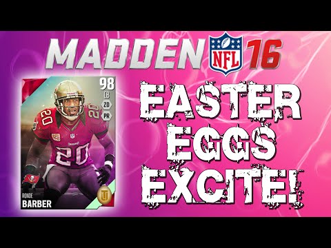 Madden 16 Ultimate Team - EASTER EXCITEMENT! Ronde Barber Hatching! - MUT 16 Easter Pack Opening