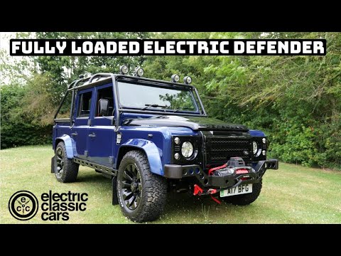 Fully loaded Electric Land Rover Defender