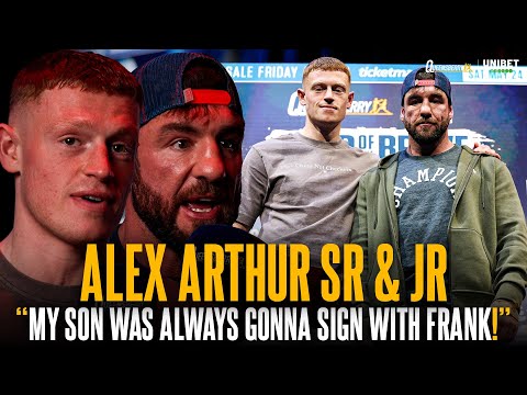 My son was ALWAYS gonna sign with Frank! | Alex Arthur Sr speaks ahead of Scottish Supercard 🏴󠁧󠁢󠁳󠁣󠁴󠁿