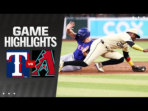 Rangers vs. D-backs Game Highlights (9/10/24) | MLB Highlights