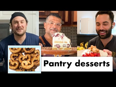 Pro Chefs Make 9 Different Pantry Desserts | Test Kitchen Talks @ Home | Bon Appétit