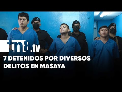 Policía de Masaya no da tregua a los focos delictivos  - Nicaragua