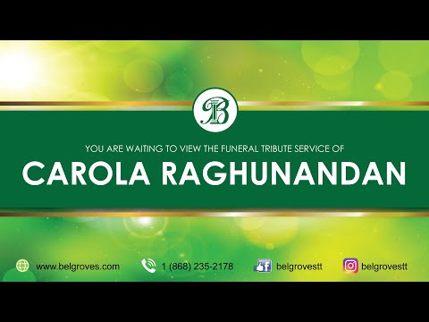 Carola Raghunandan Tribute Service