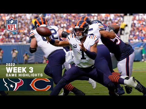 Houston Texans vs. Chicago Bears | Week 3 2022 Game Highlights video clip