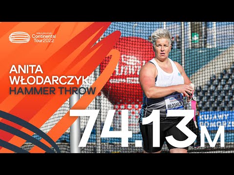 Anita Włodarczyk shows dominance with 74.13m | Continental Tour Gold Bydgoszcz 2022