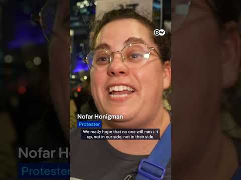 Israeli hostages' families and friends welcomed the ceasefire announcement | DW News