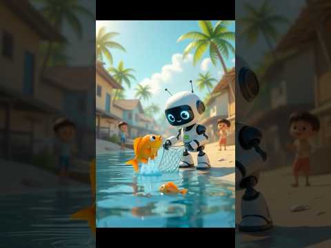 “Robot Ne Bachayi Machhli Ki Jaan 🤖🐠” #trending #viral #airobot #ai
