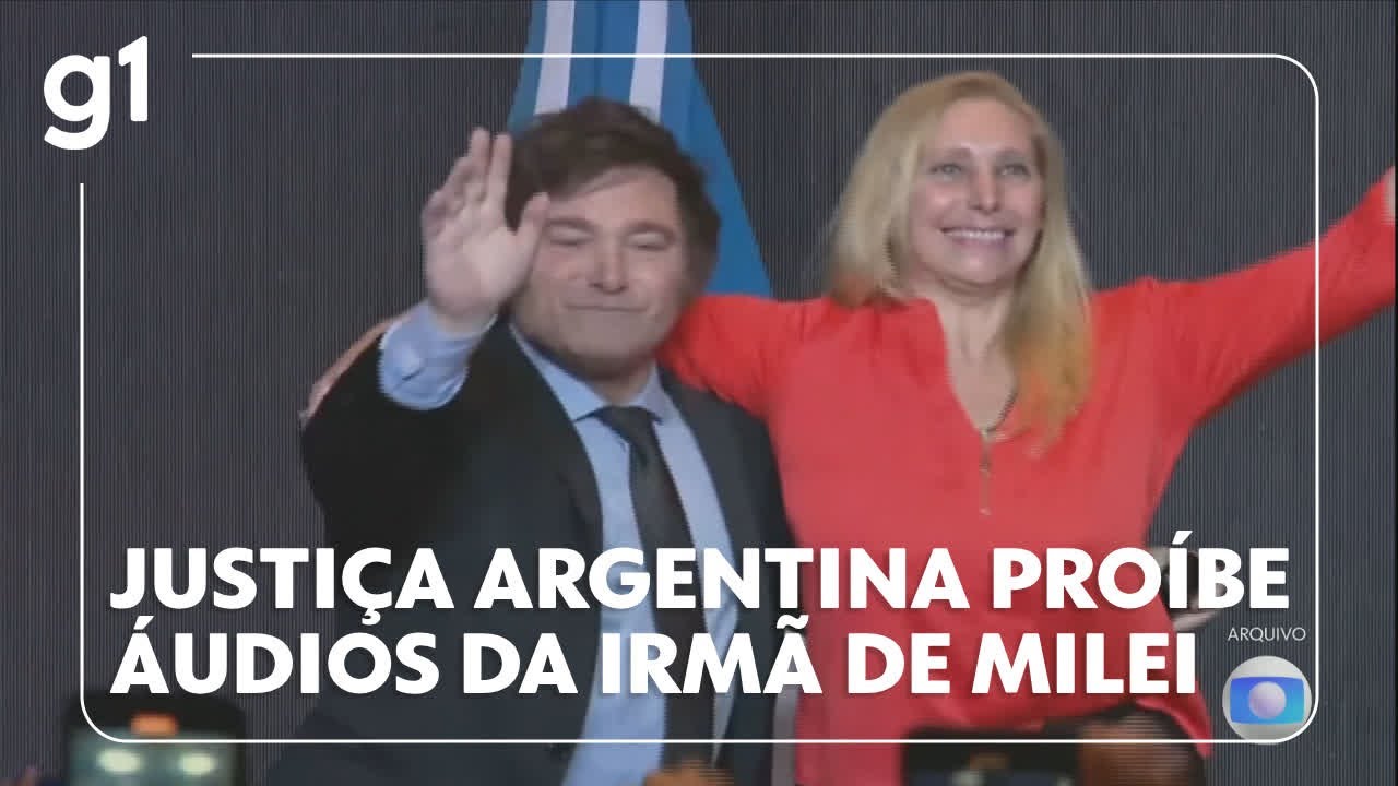 Justiça argentina proíbe divulgação de áudios gravados da irmã de Milei