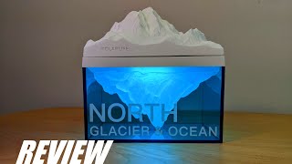 Vido-Test : REVIEW: Glacier Night Light - Unique LED Lamp w. White Noise Sound Machine - Aromatherapy Stone?