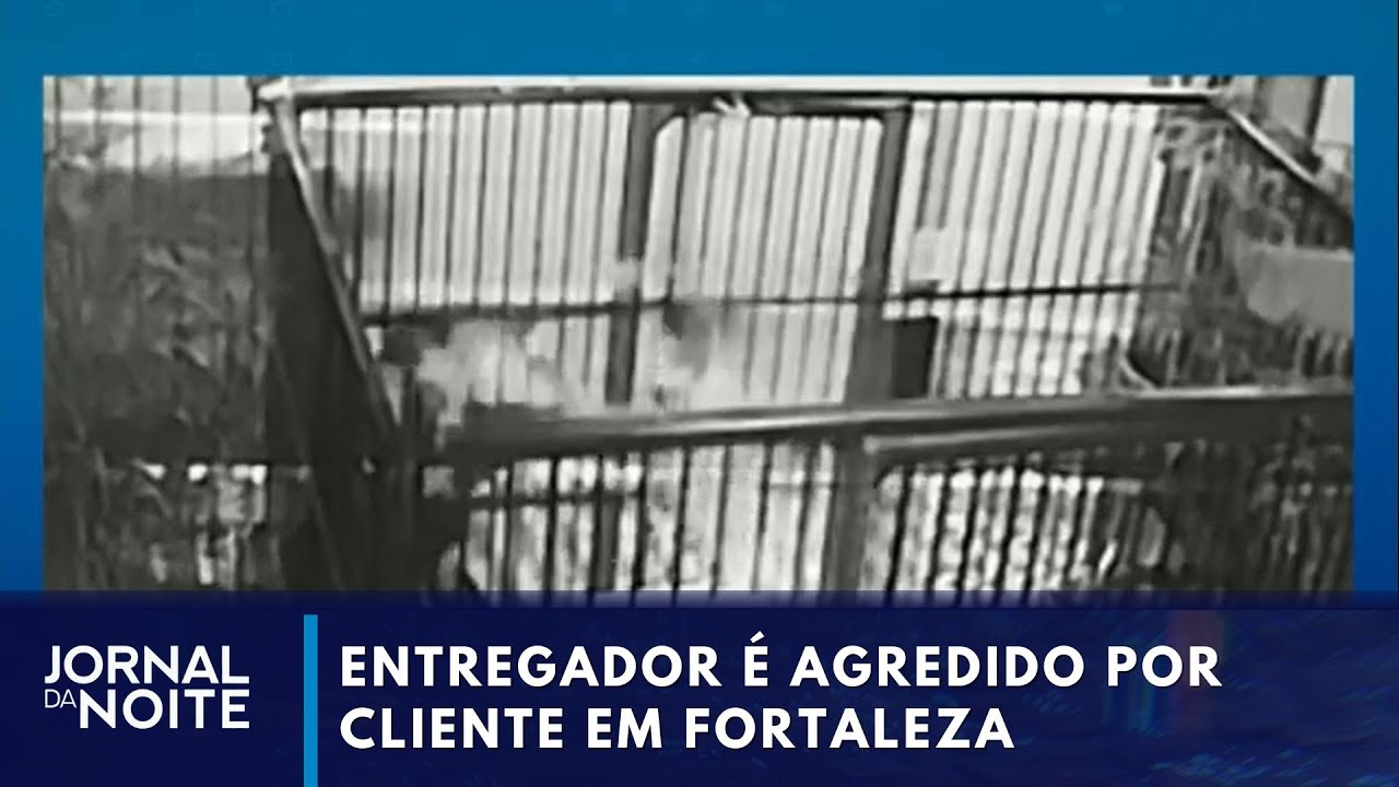 Entregador é agredido em Fortaleza