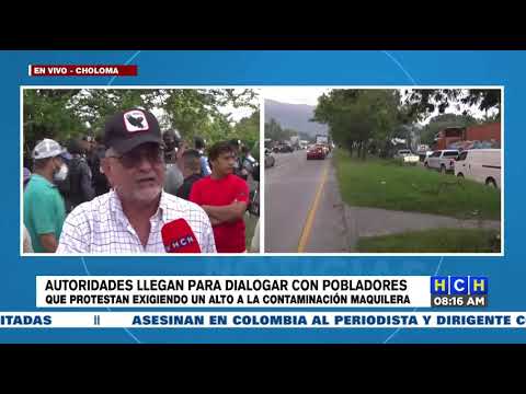 ¡Protesta! Cholomeños se toman bulevar del norte exigiendo un alto a la contaminación maquilera