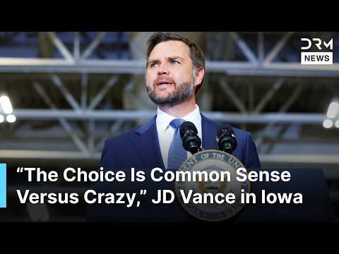<strong>FULL</strong> SPEECH: JD Vance Takes Aim at Democrats, Backs Zach Lahn at Midterm Rally <strong>in</strong> Iowa | AC1N