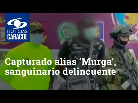 Fue capturado alias ‘Murga’, sanguinario delincuente que operaba en Tumaco