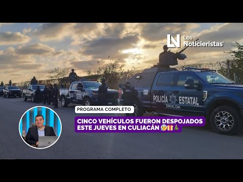 Cinco vehículos fueron despojados este jueves en Culiacán