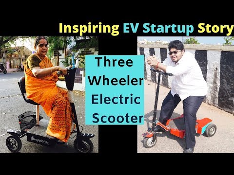 Three Wheel Electric Scooter Made in India | EV Inspiring Story