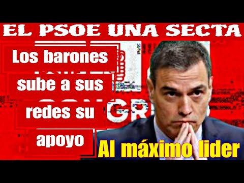 LOS PALMEROS DEL PSOE SUBEN A SUS REDES SU APOYO A PEDRO SÁNCHEZ, EL PSOE ES UNA SECTA