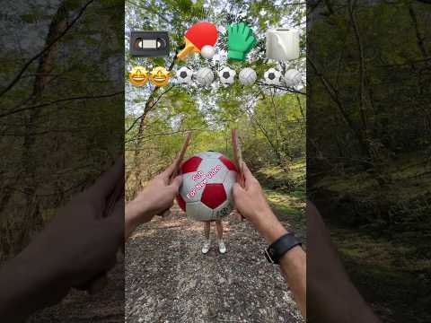 Perfect ASMR CATCH Challenge | Football & Volleyball | VHS, Racket, Gloves & Towel 🌱      #amoofadaa