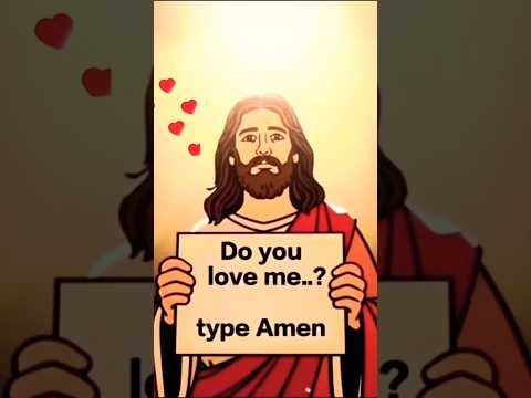 Jesus:* 👑 If u love me,Type "Amen" _Comment below!! 🙏🤍🪽#jesus#love#shorts#Pls Subscribe 💗##